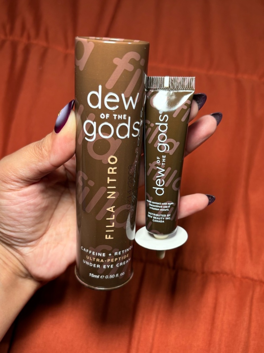 Target Dark Circles, Fine Lines & Puffi Dew of theGods FillaNitro UnderEye Cream
